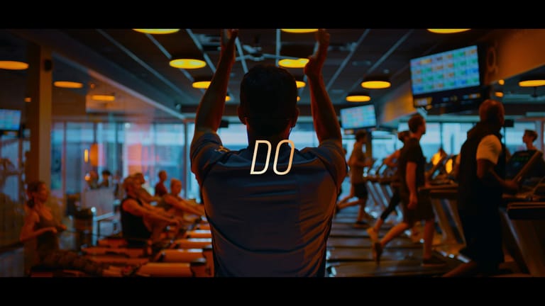 Interior view of Orangetheory Fitness