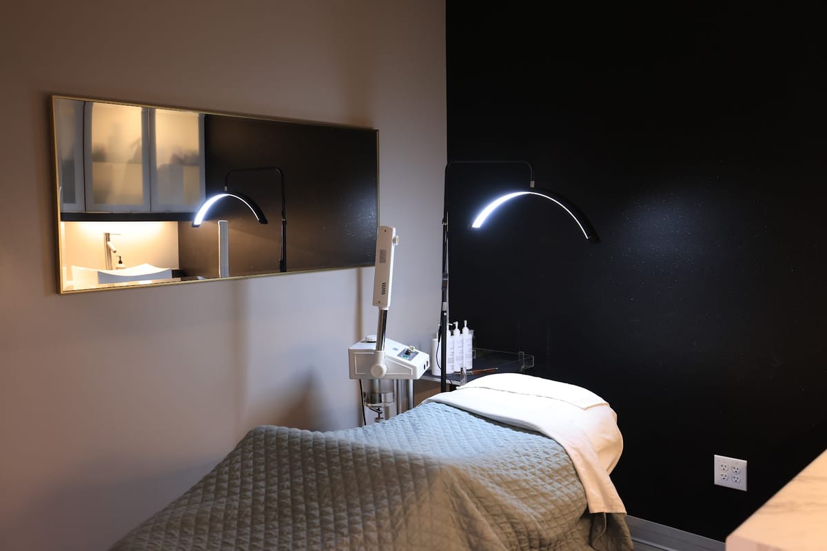 Interior view of Purity Skin Studio