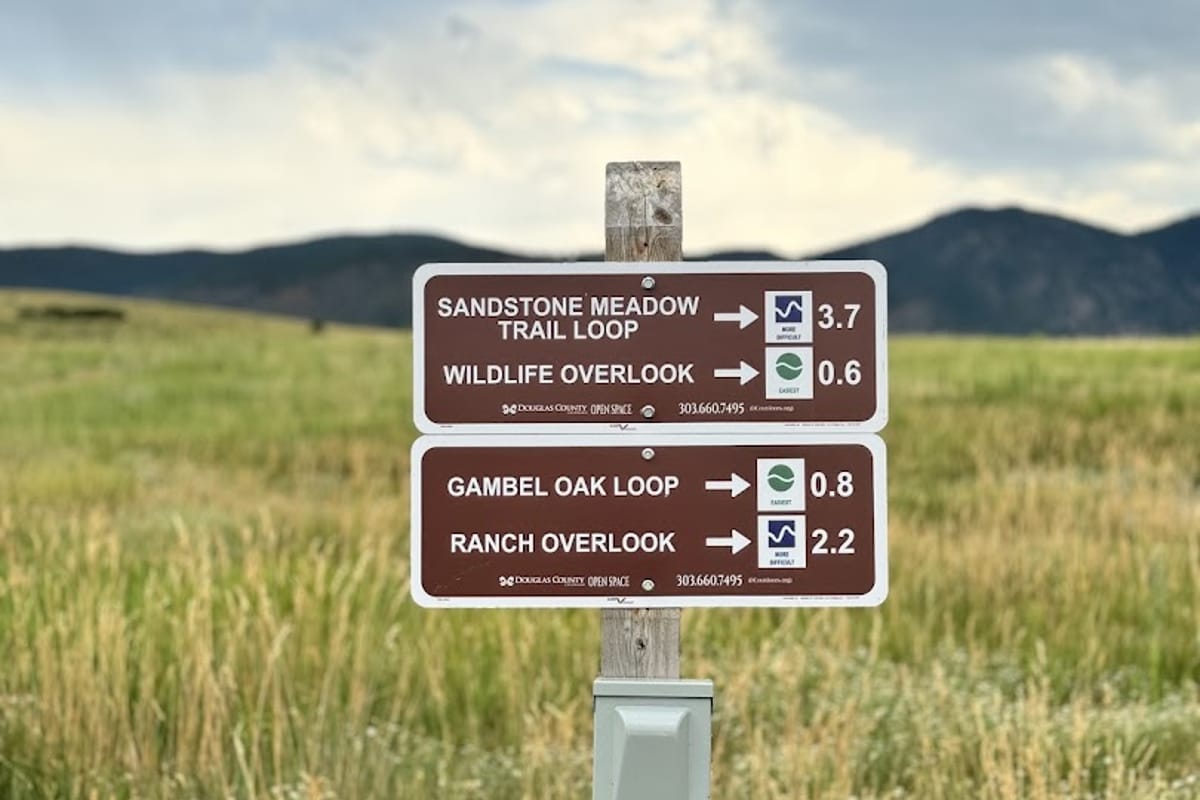 Sandstone Ranch Open Space Trail exterior entrance