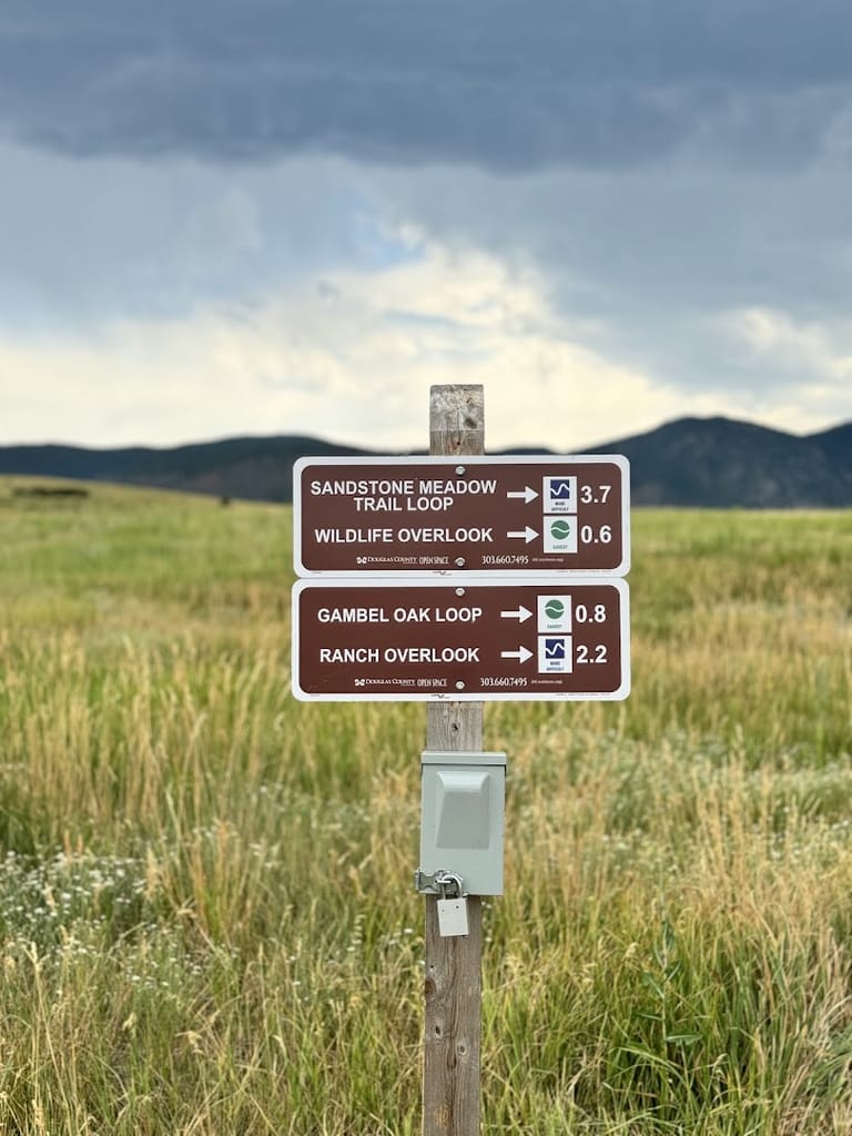 Sandstone Ranch Open Space Trail exterior entrance