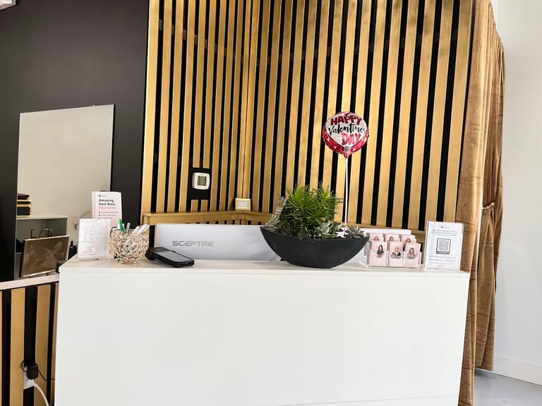 The Glam House atmosphere and seating