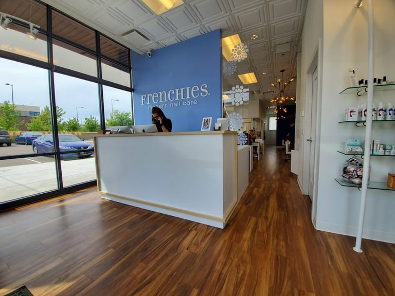 Frenchies Modern Nail Care Lone Tree atmosphere and seating