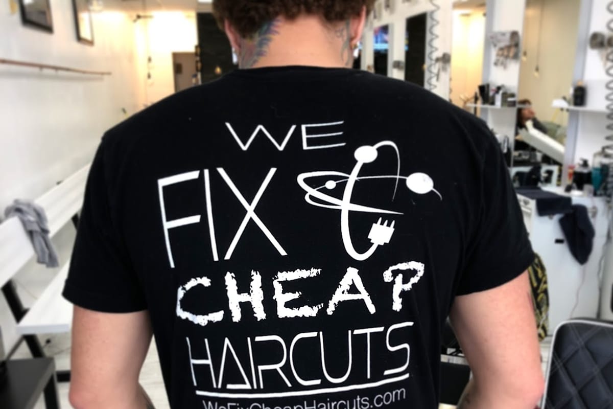 Hair Genius Barbershop dining area