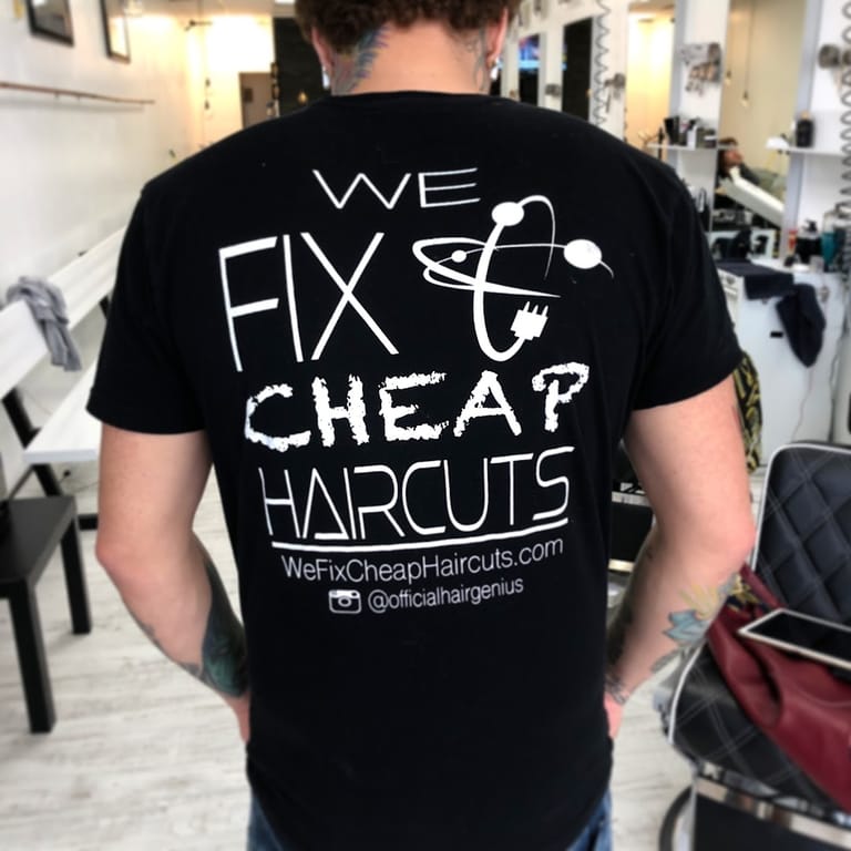 Hair Genius Barbershop dining area