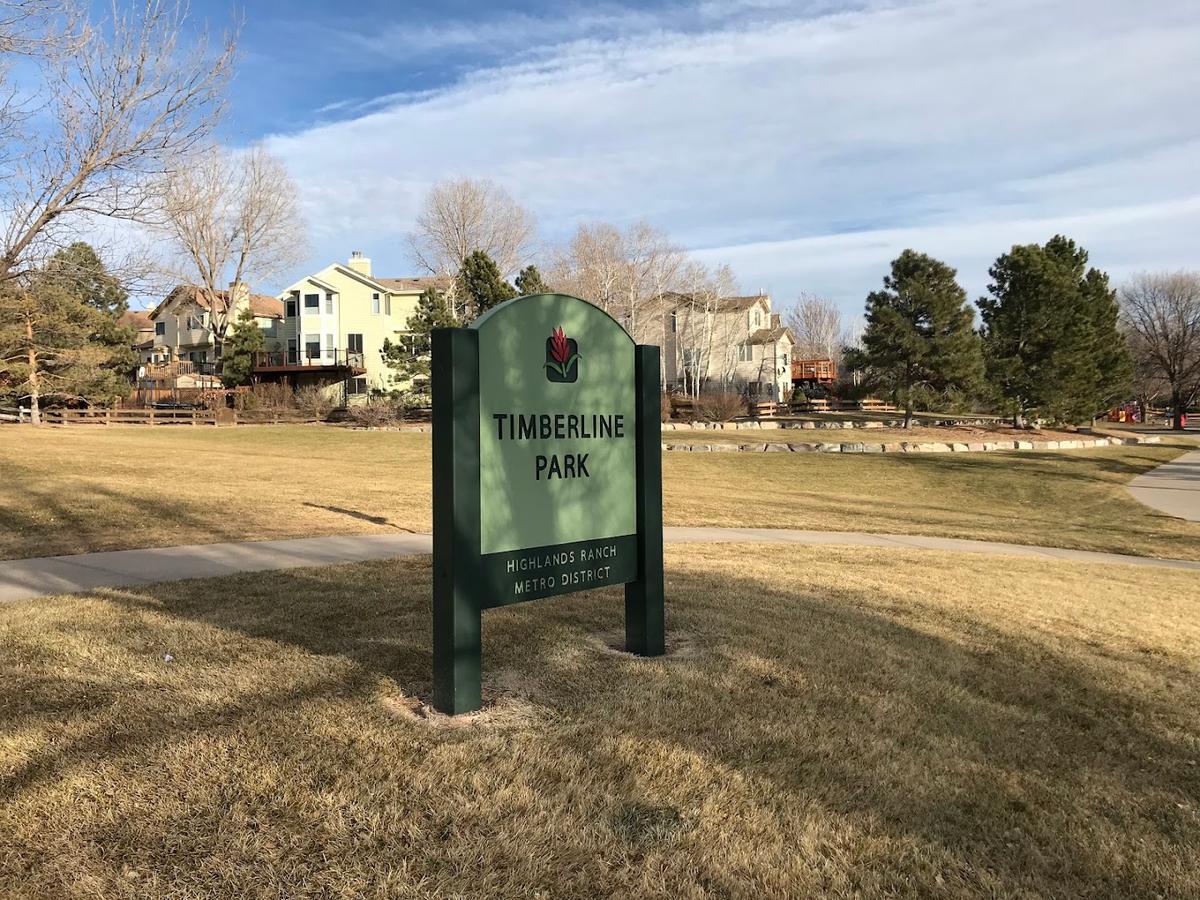 Timberline Park park in Highlands Ranch, Colorado