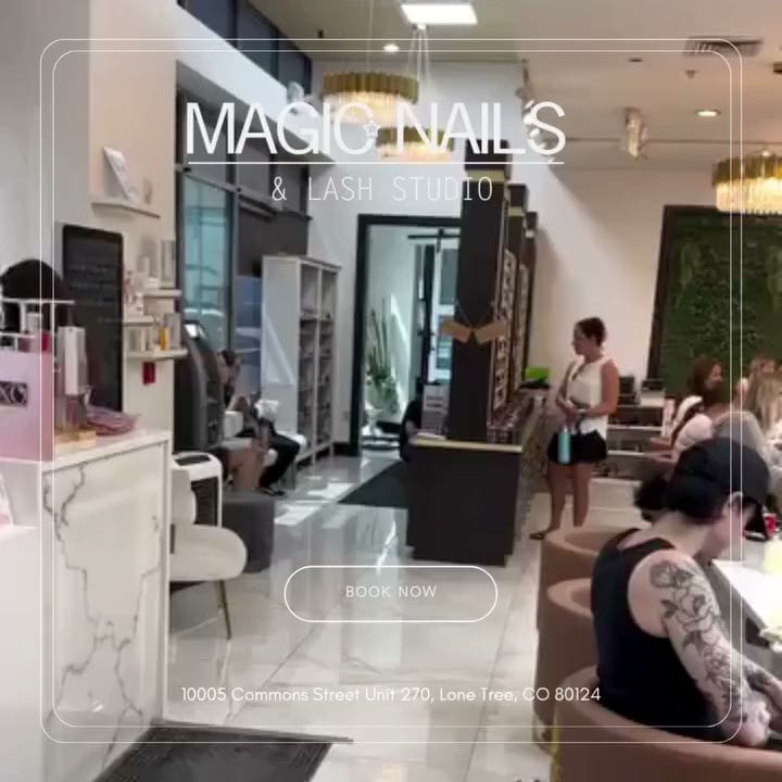 Interior view of Magic Nails & Lash