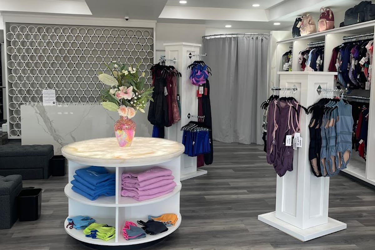 Interior view of Dance Xtreme Boutique