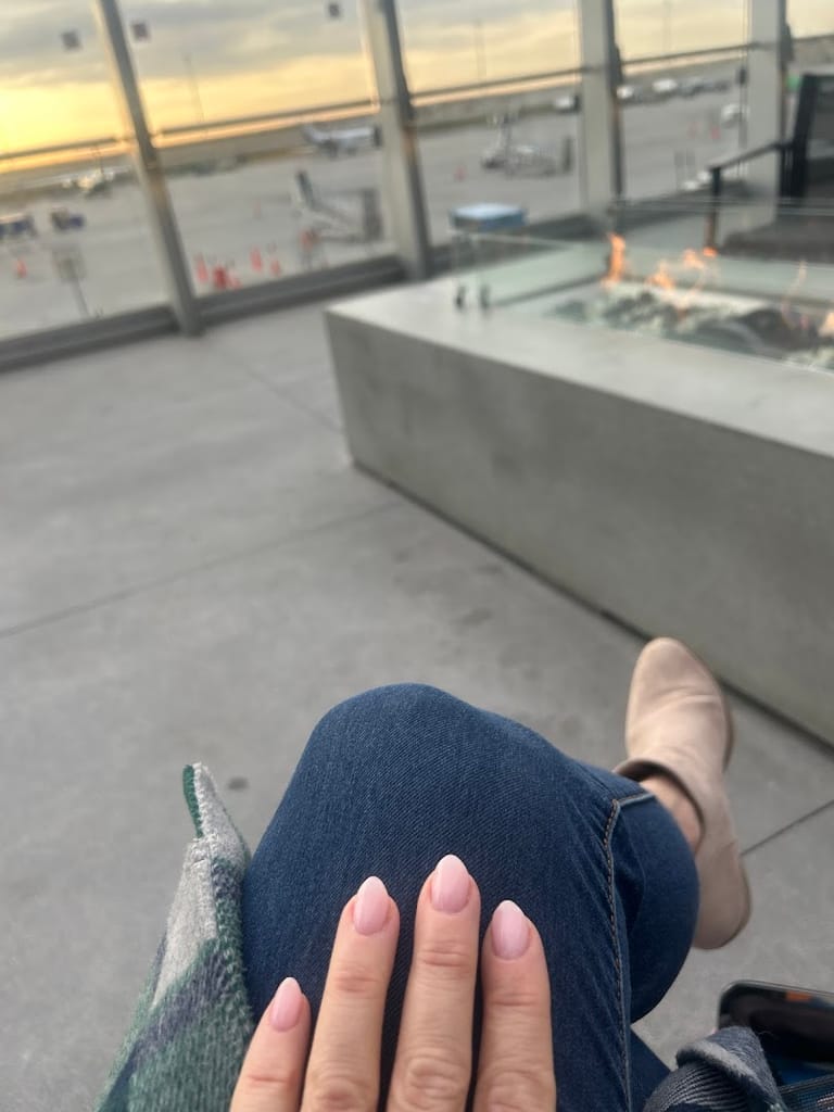 The Nail Room atmosphere and seating