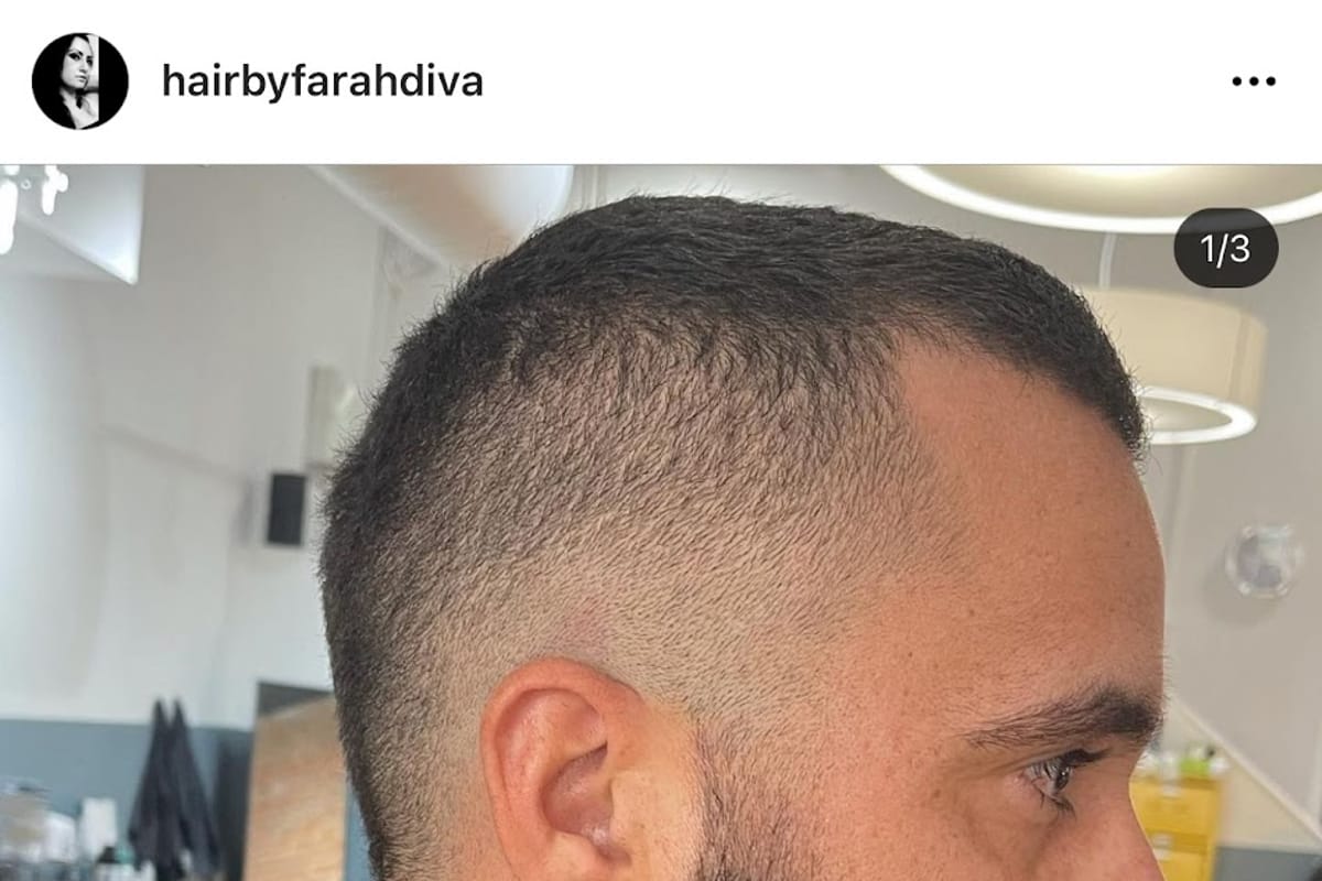 Barber cuts by Farah dining area