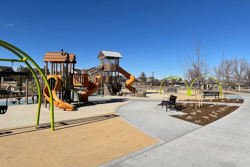 Mitchell Gulch Park aka: Fireman's Park park in Castle Rock, Colorado