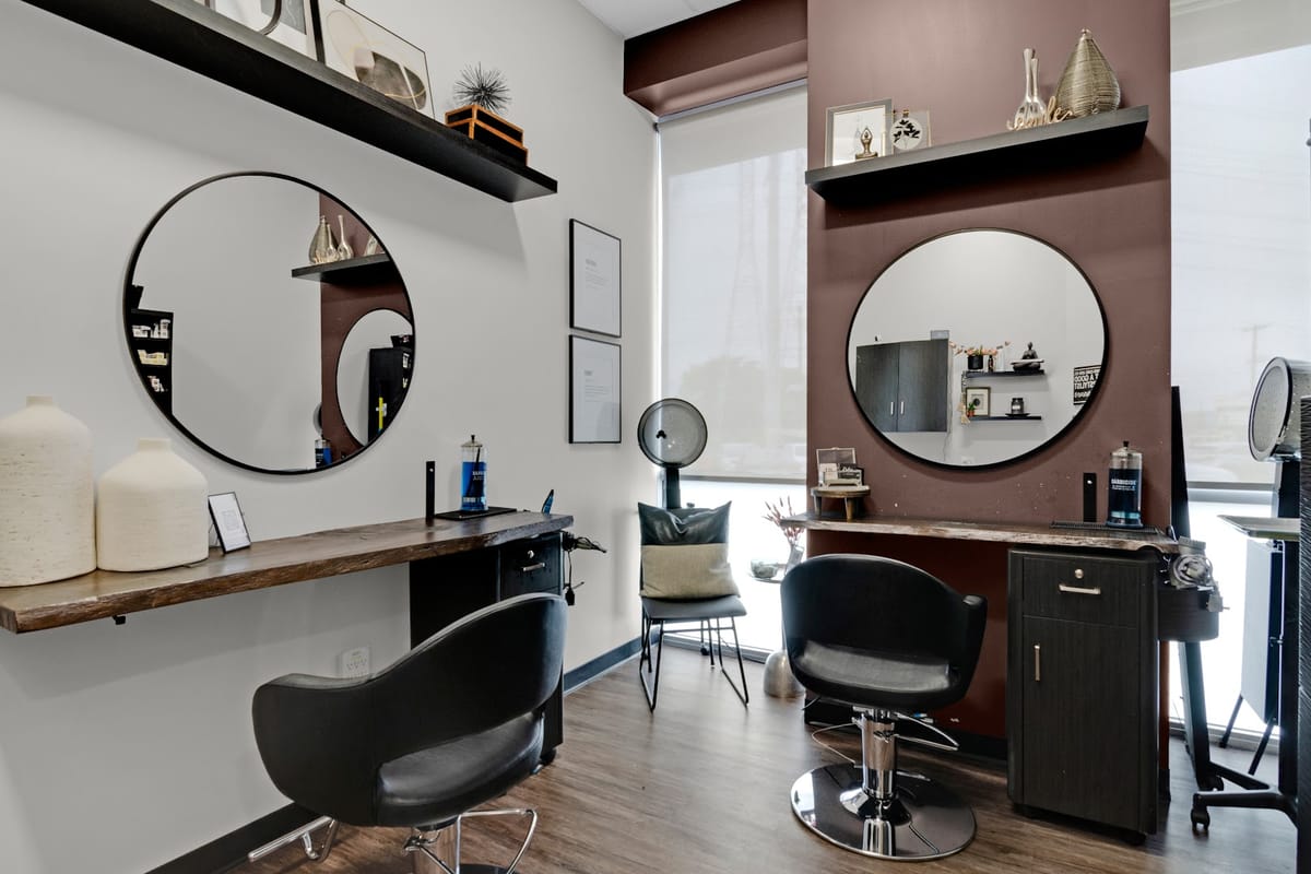 Interior view of Phenix Salon Suites