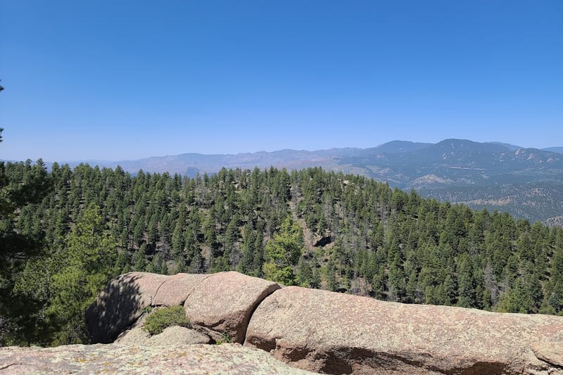 Noddles Trailhead, Pike Nat'l Forest park in Sedalia, Colorado
