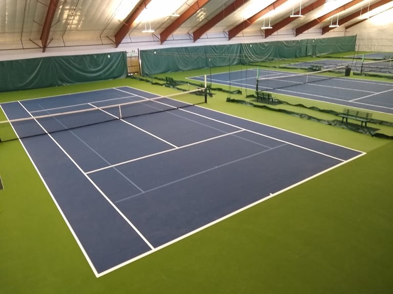 Interior view of Parker Racquet Club