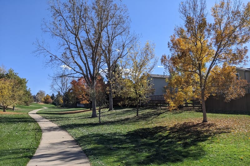 Welte Park park in Highlands Ranch, Colorado