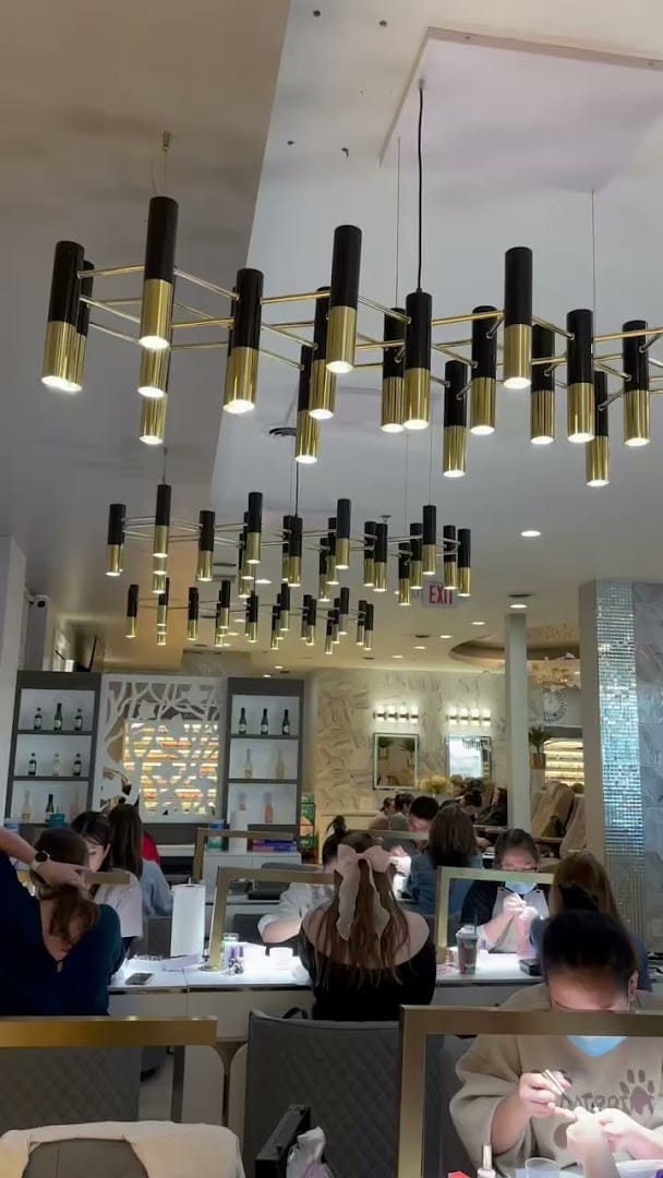 Interior view of Bedazzled Nails And Bar