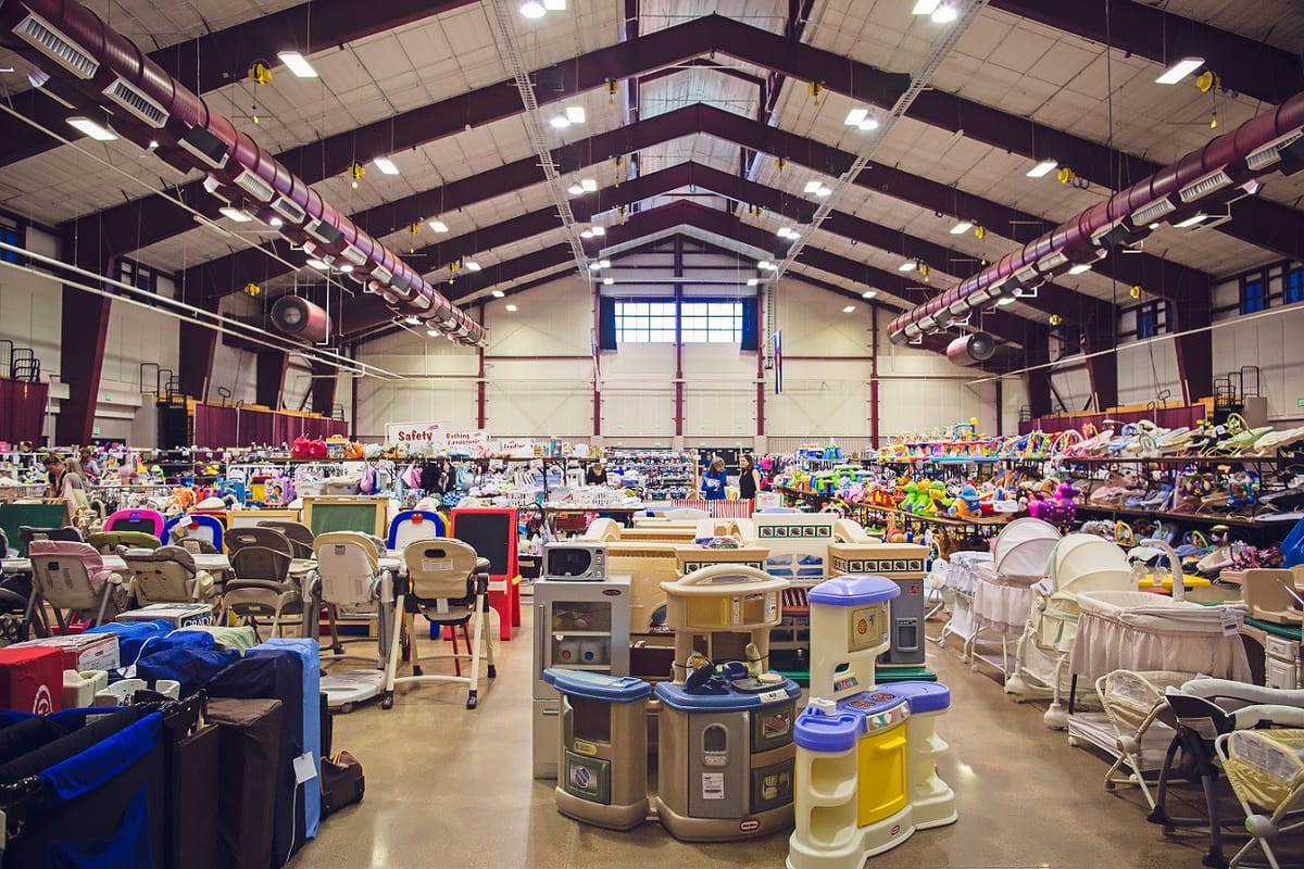 Interior view of Just Between Friends Douglas County - Sept 19-22