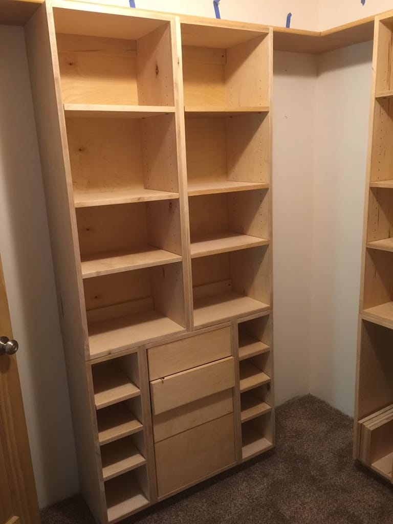 Interior view of True North Woodworks