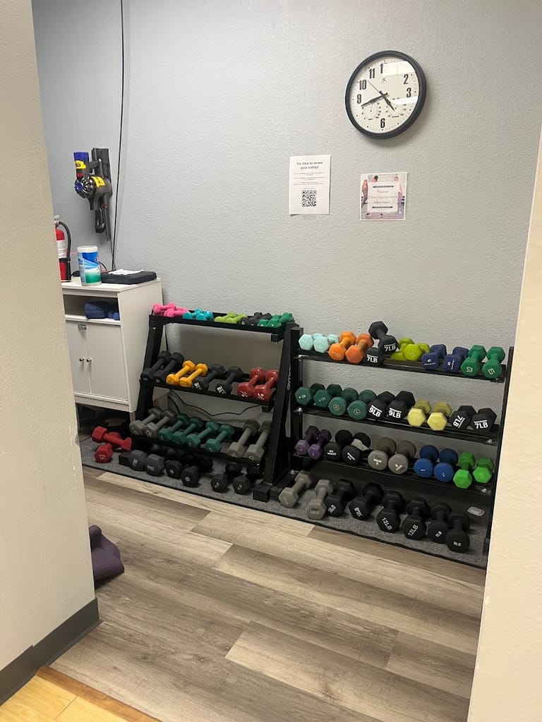 Jazzercise Parker Fitness Center atmosphere and seating