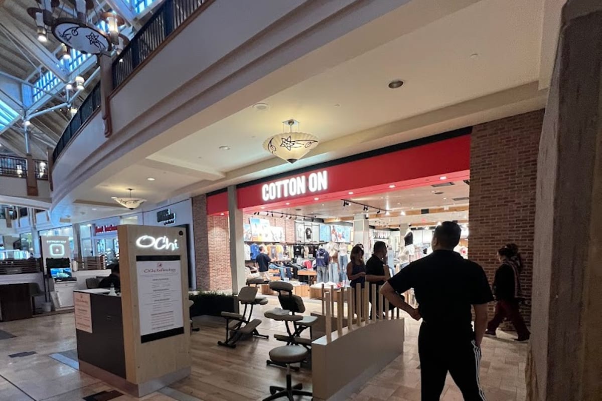 Interior view of Cotton On Park Meadows
