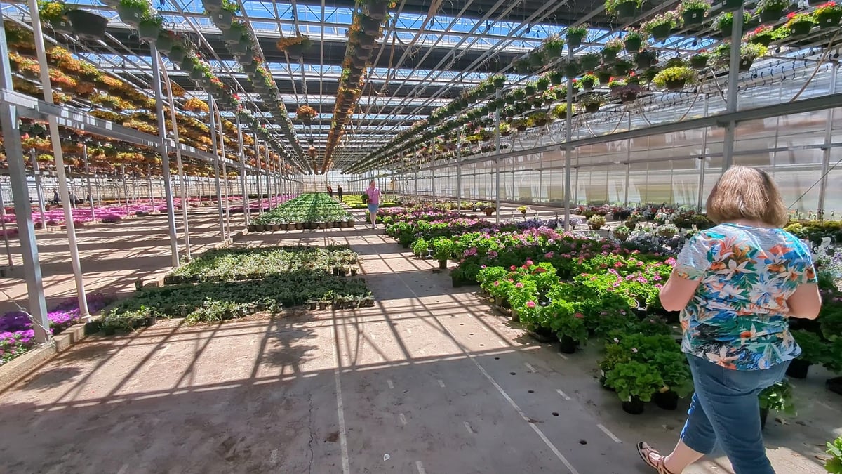 Interior view of Dutch Heritage Gardens