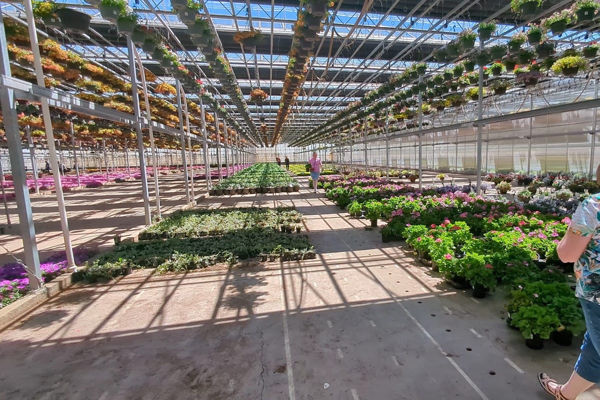 Interior view of Dutch Heritage Gardens