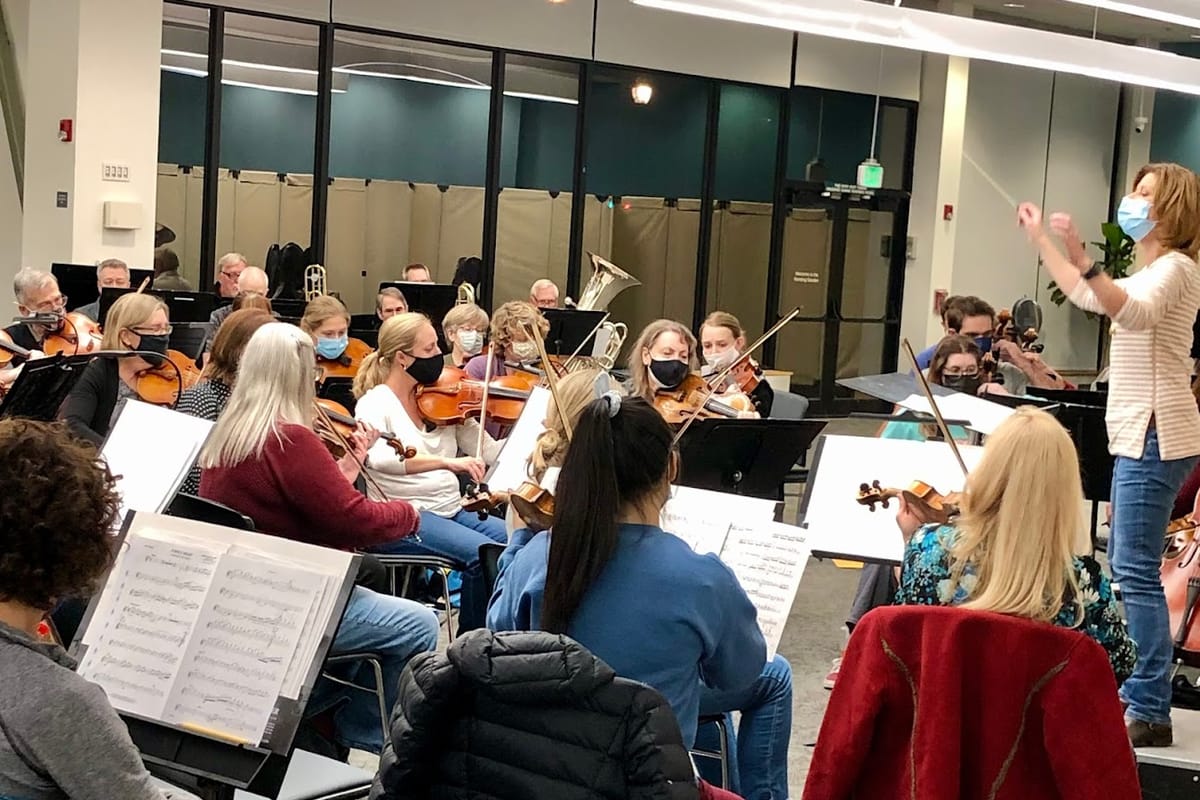 Interior view of Lone Tree Symphony Orchestra