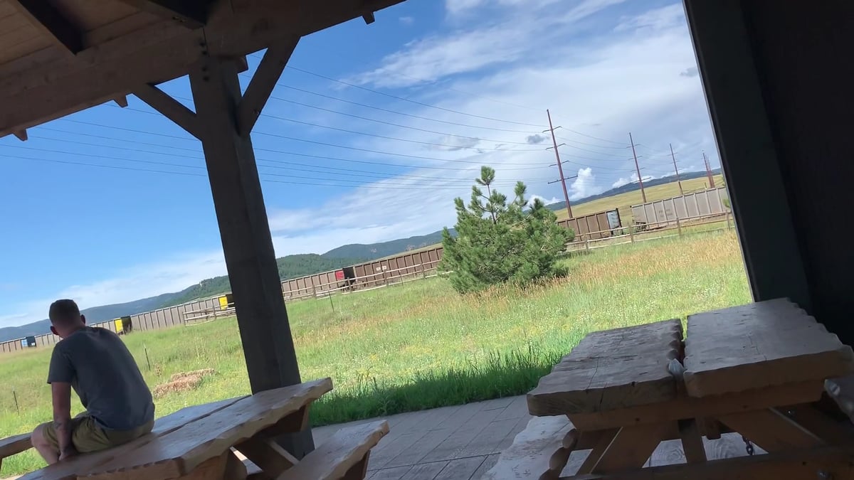 Interior view of Greenland Open Space Trailhead