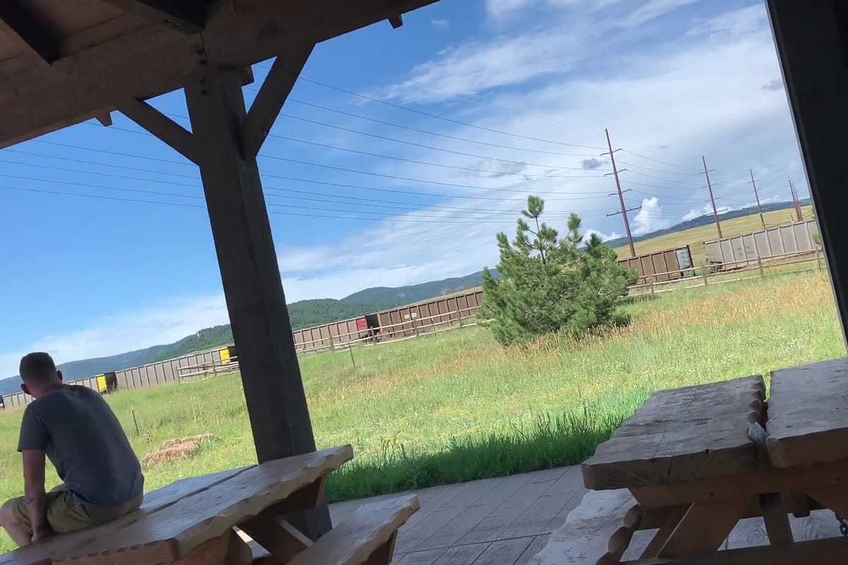 Interior view of Greenland Open Space Trailhead