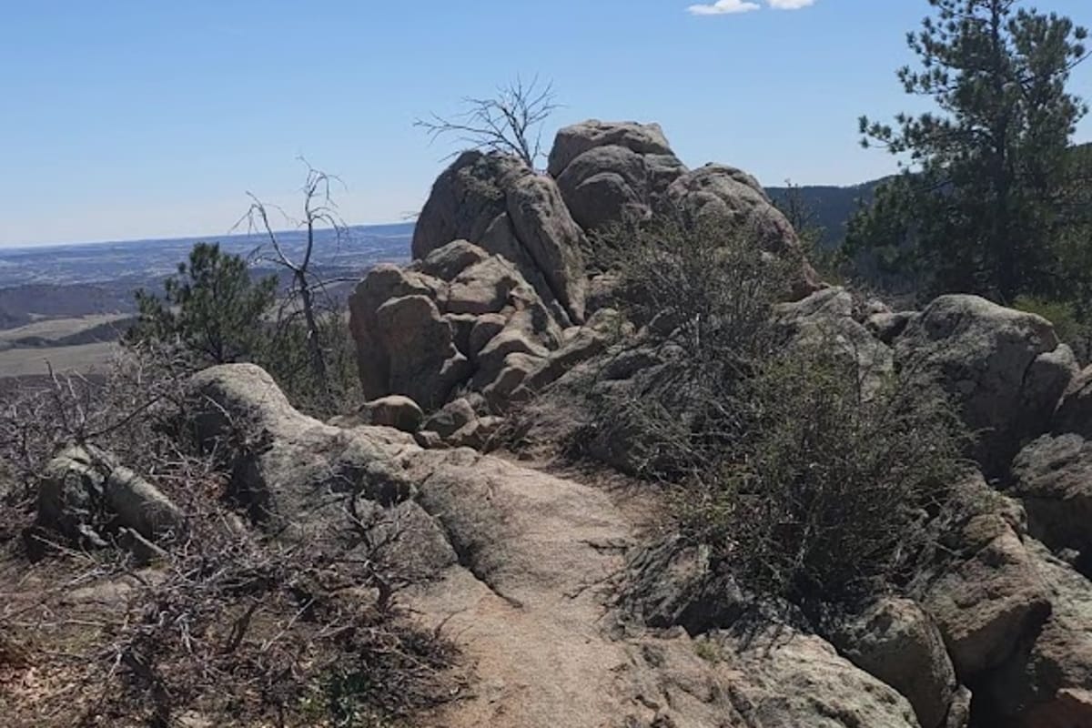 Interior view of Carpenter Peak