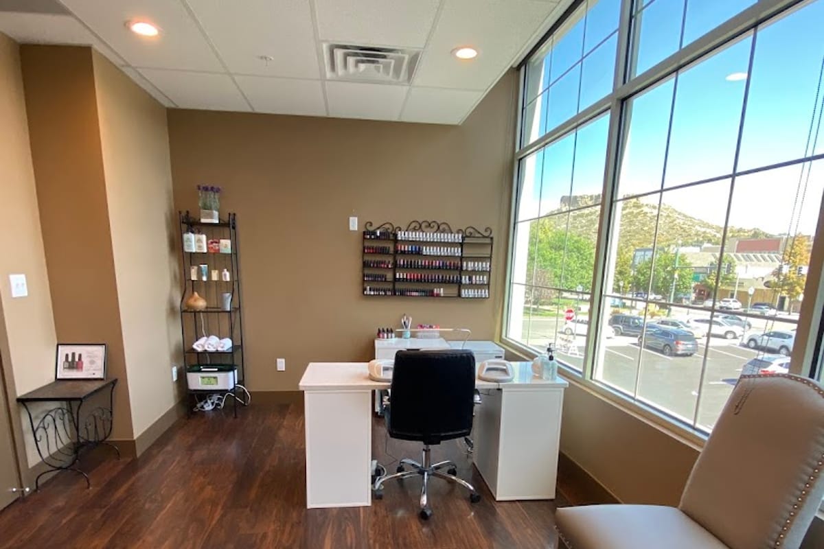 Interior view of Vickie Le's Nail Studio