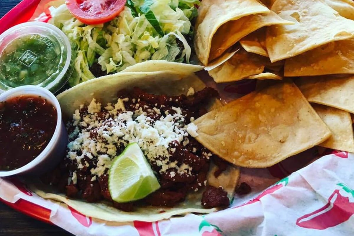 Interior view of Yolanda's Tacos