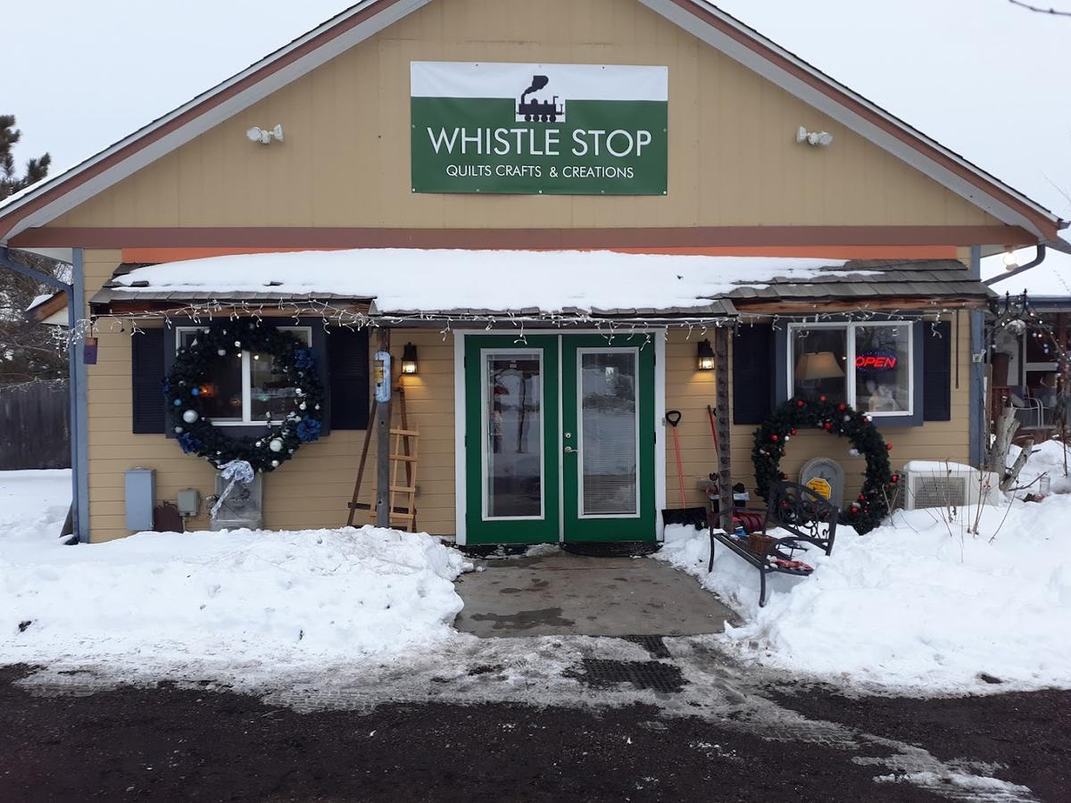 Whistle stop Quilts crafts creations retail store in Sedalia, Colorado
