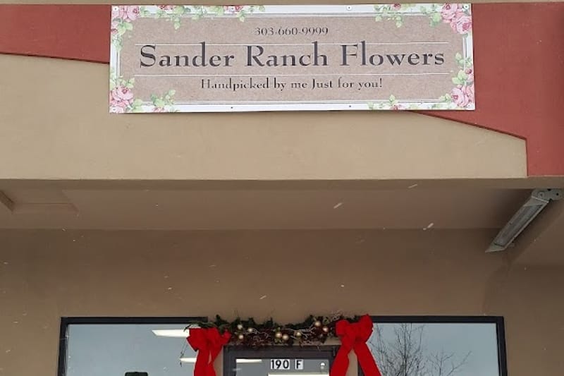 Sander Ranch Flowers retail store in Castle Rock, Colorado