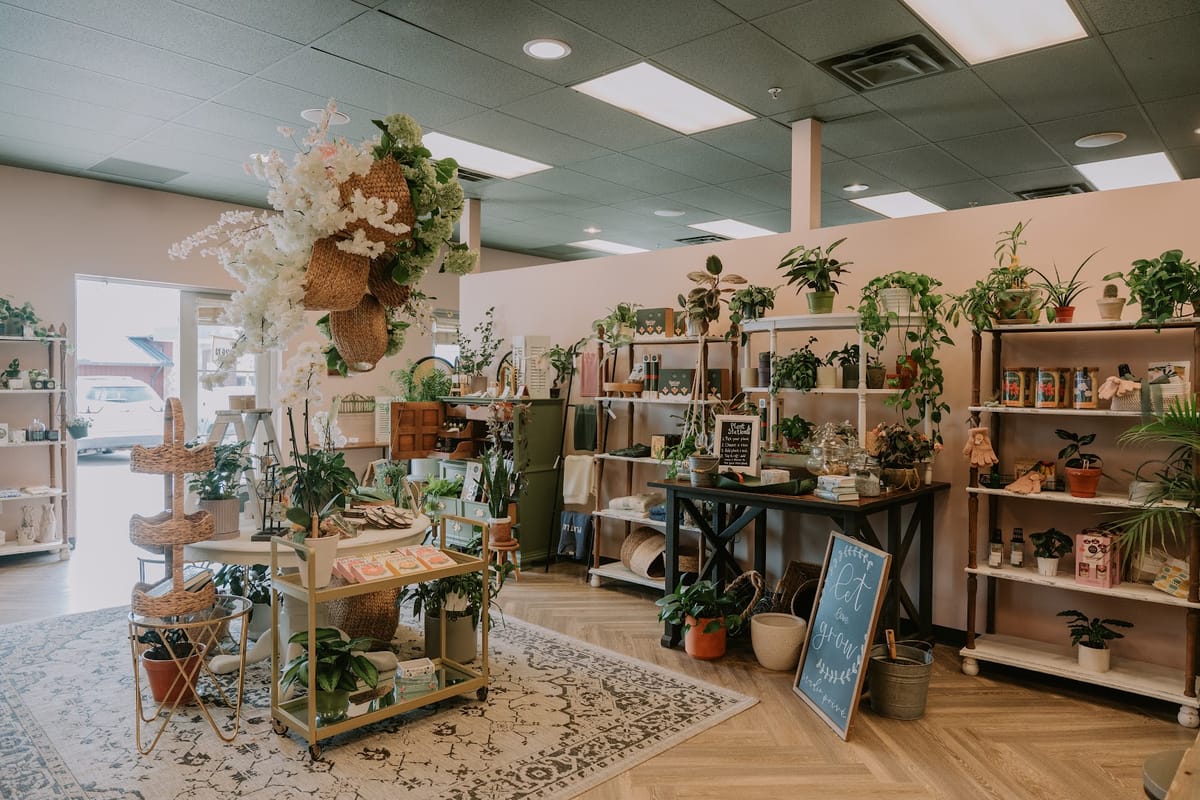 Interior view of Studio Privé Flower Shop