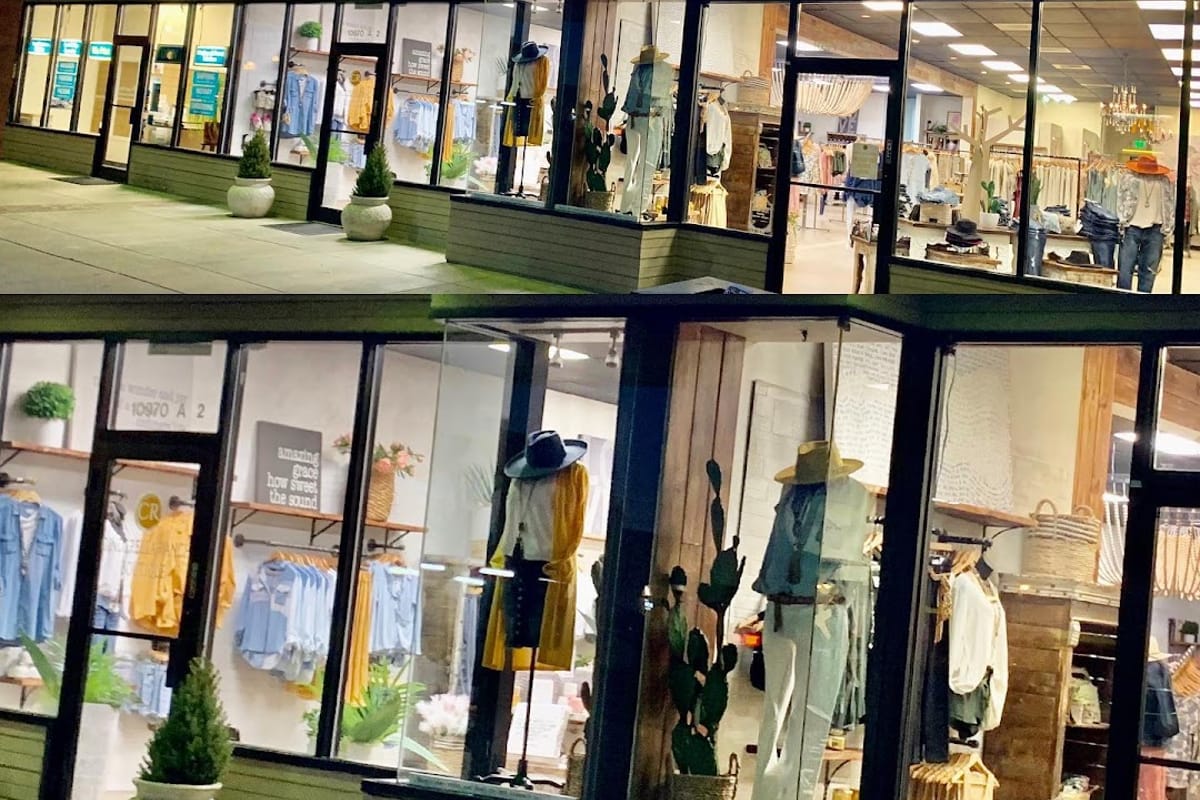 Interior view of Cinderella Ranch Boutique
