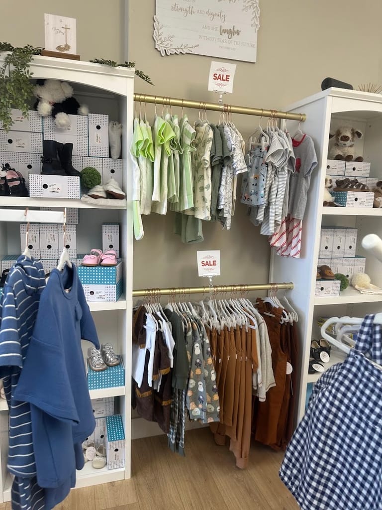Hush Little Baby Boutique dining area