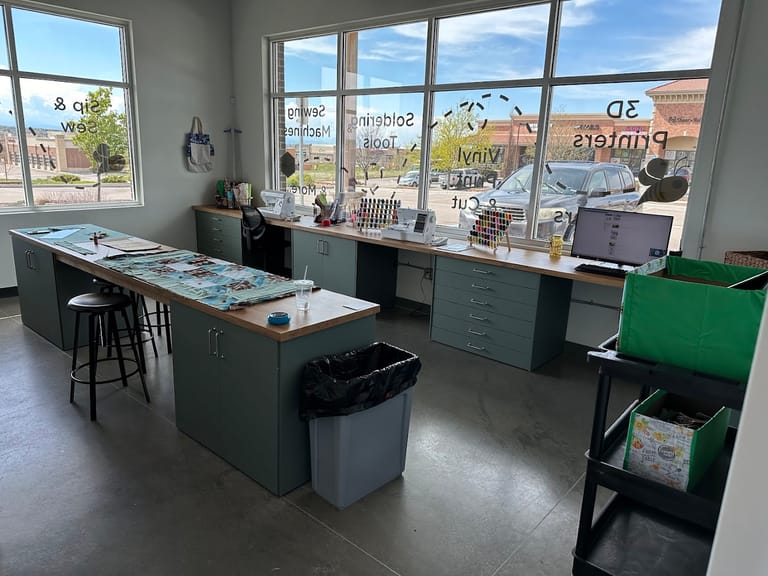 The Hive Community Center dining area