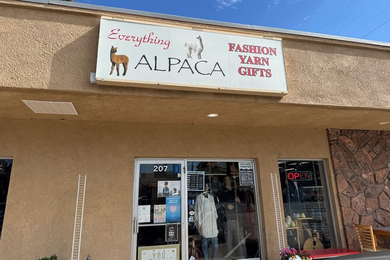 Everything Alpaca retail store in Castle Rock, Colorado