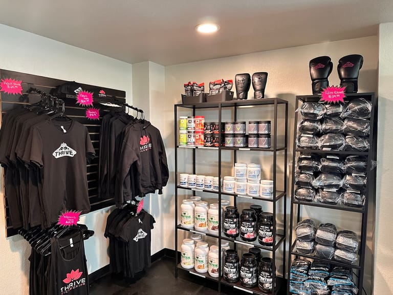 Thrive Kickboxing featured offerings