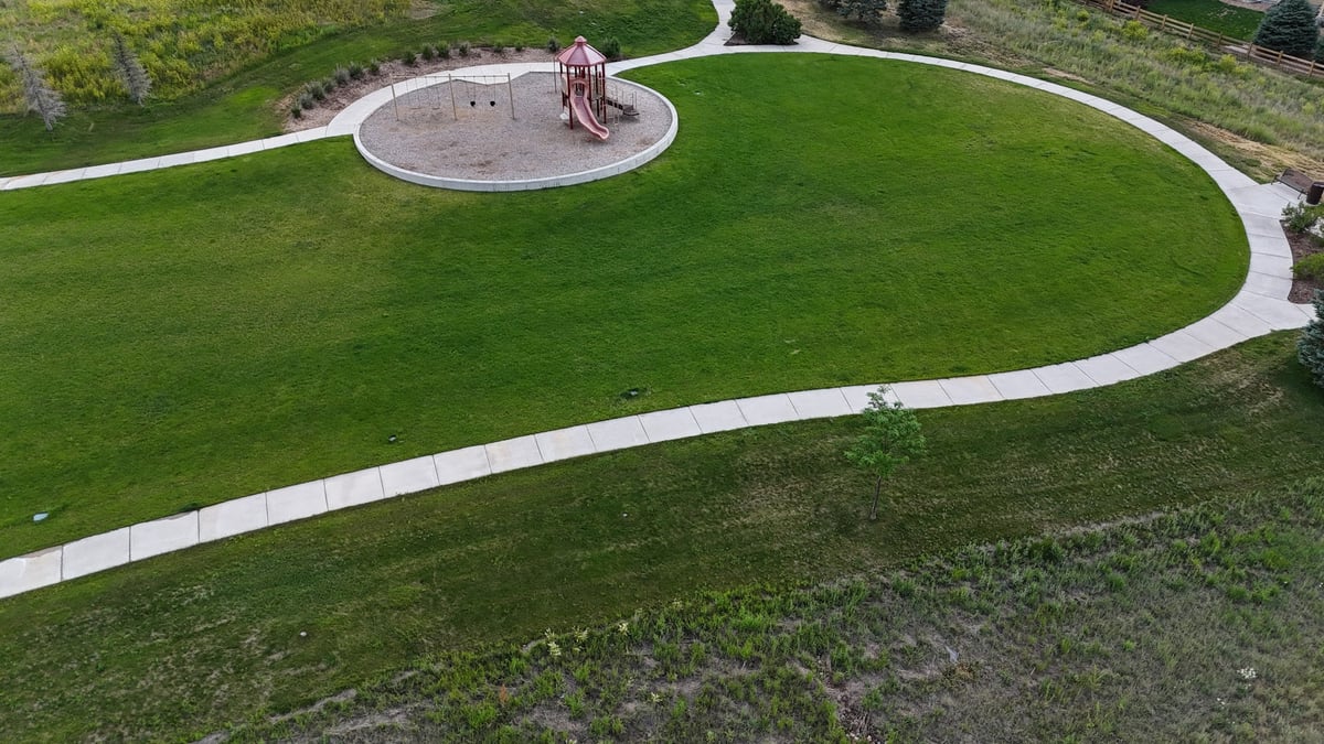 Cobblestone Playground dining area