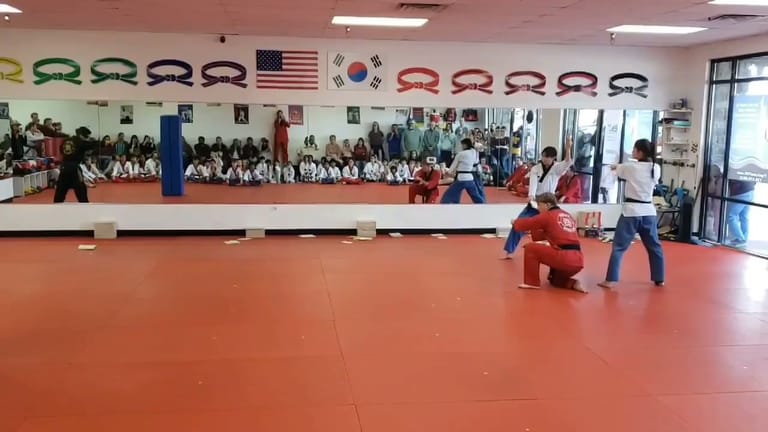Interior view of Tiger Lee's World Class Tae Kwon Do