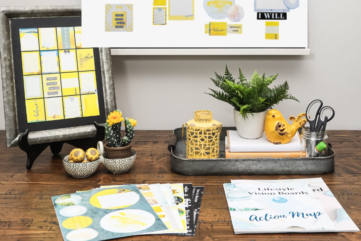 Interior view of Live Your Dream Board