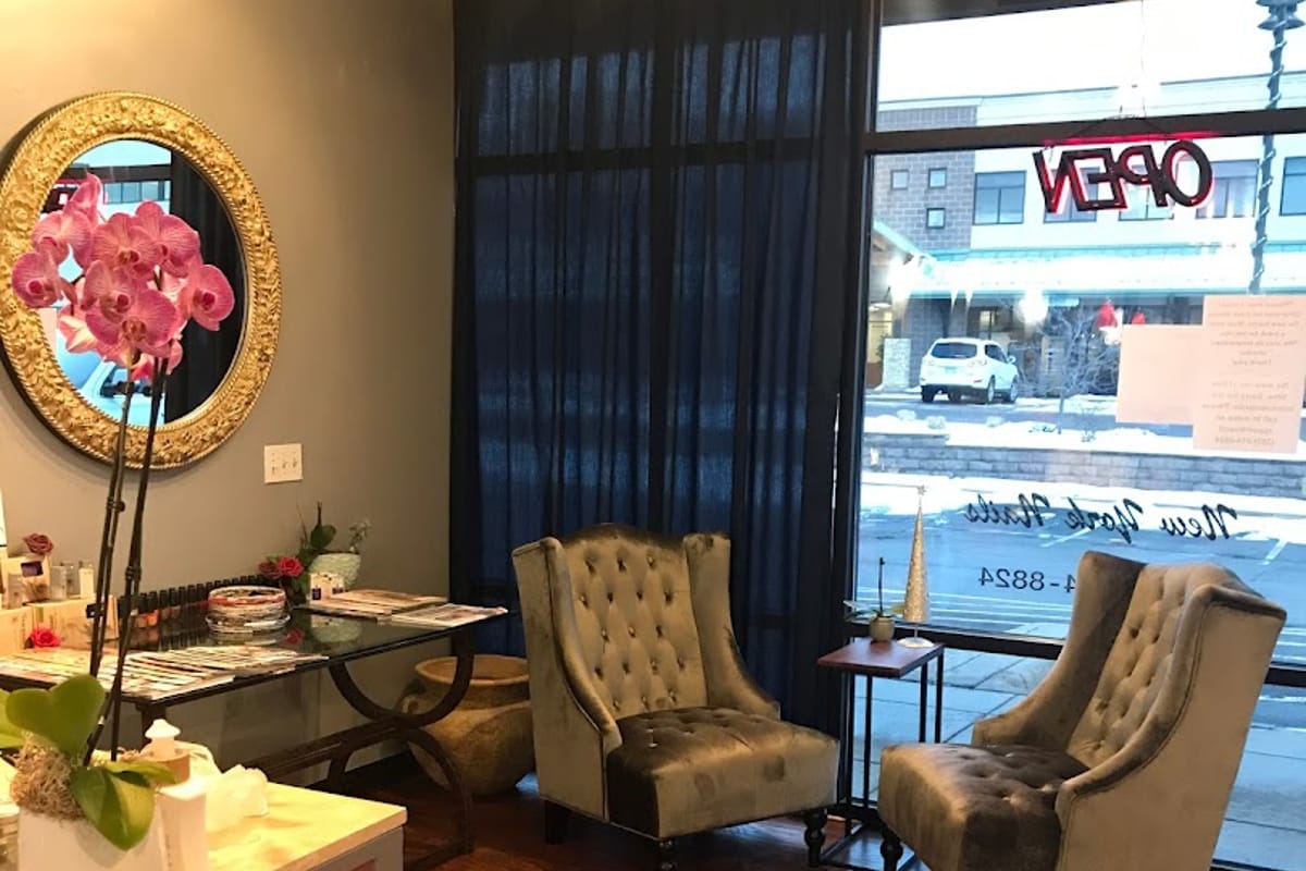 Interior view of New York Nails