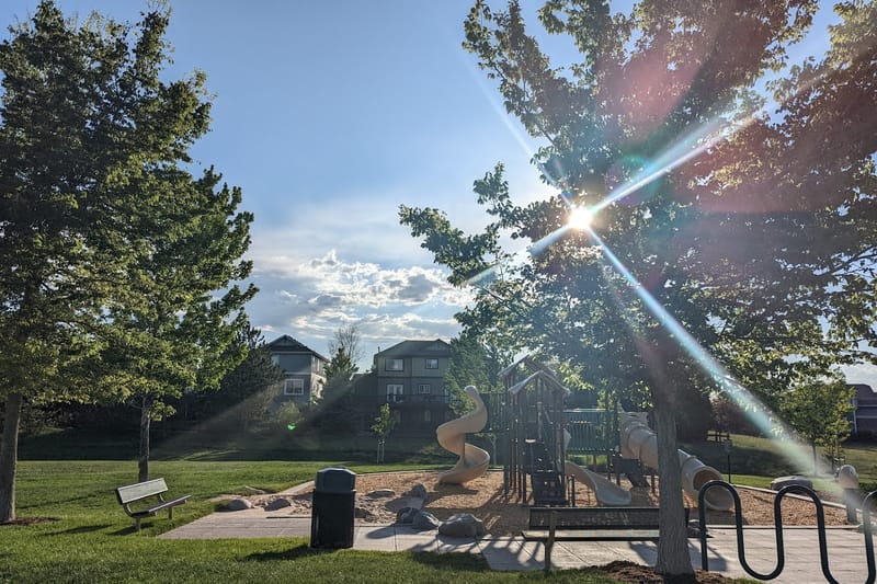 Green Park park in Castle Rock, Colorado