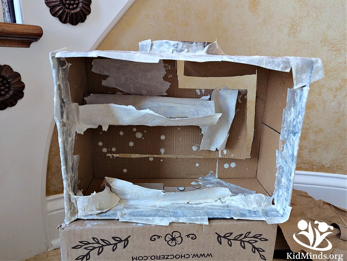 The Best 3D Shoebox Groundhog Burrow (Free PDF) | KidMinds