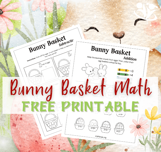 The Best Bunny Basket Addition- Subtraction: Free PDF | KidMinds