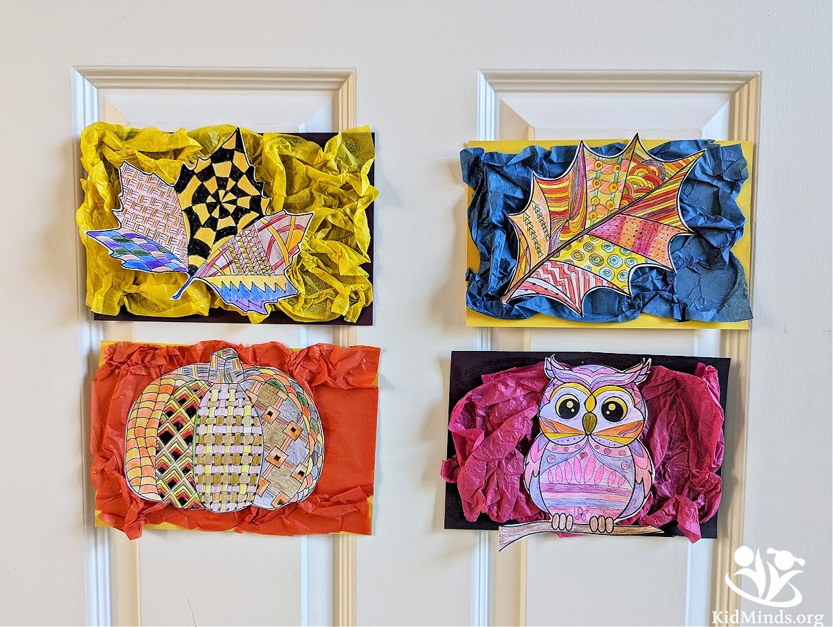 The Best Fall Zentangle Patterns (Free PDF) | KidMinds