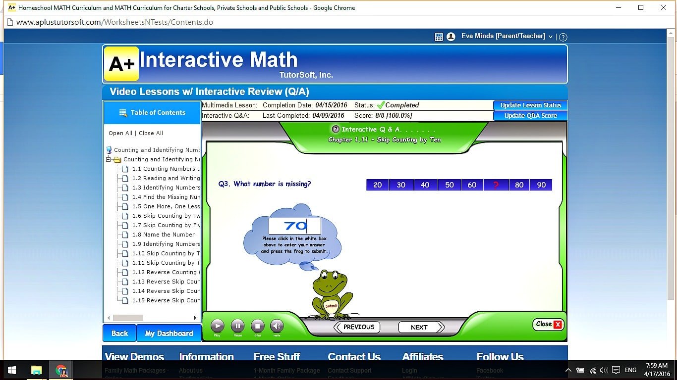 A+ Interactive Math Review | KidMinds
