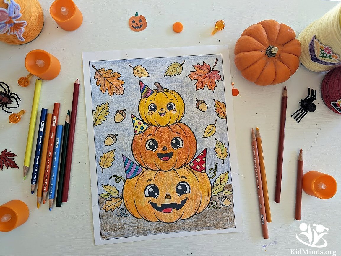 The Best Pumpkin Coloring Pages (Free PDF) | KidMinds