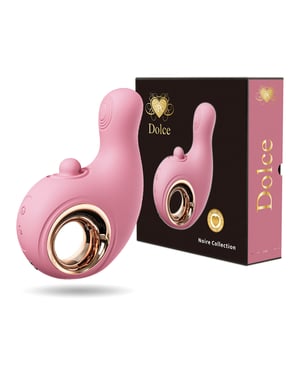 Dolce Dual Action Tapping Vibrator – Pink by Noire Collection product image